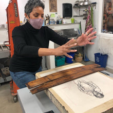 Load image into Gallery viewer, Praying Card #7 by Kyrin Hobson