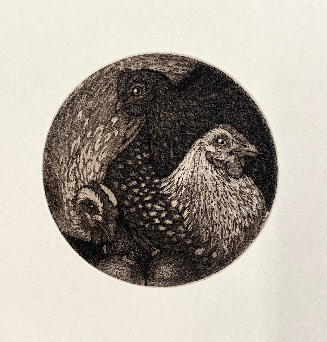 Three French Hens by Carrie Lingscheit