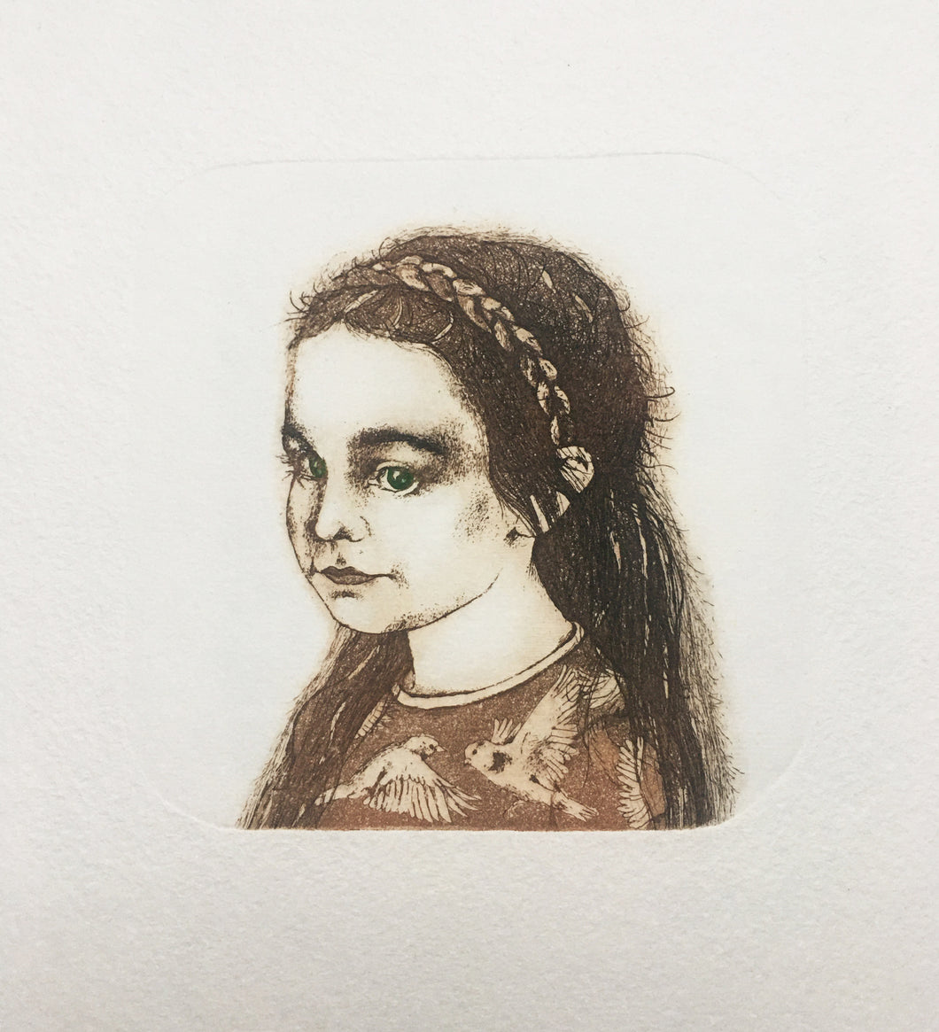 Portrait of a Girl by Grazvyda Andrijauskaite