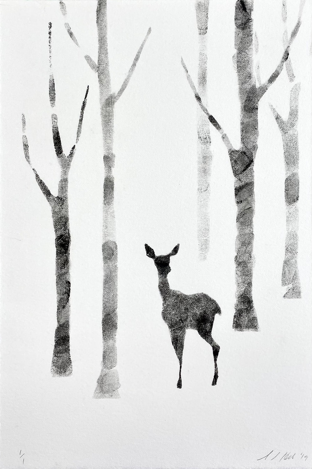 Deer Series by Susan Hall