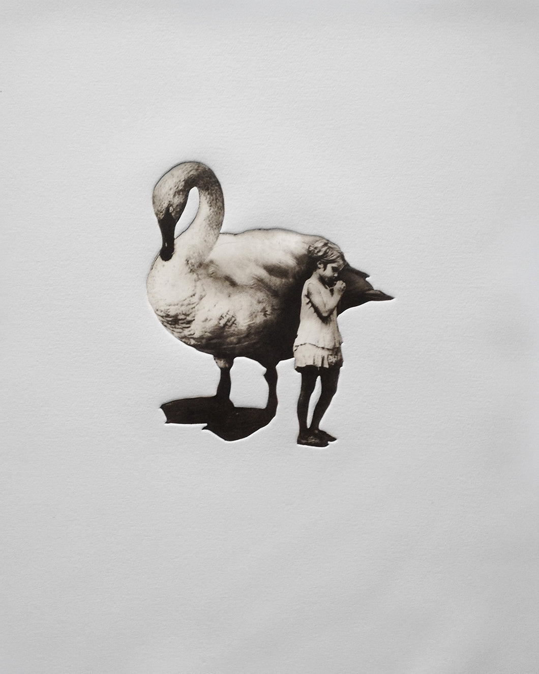 Girl & Swan No. 4 by Jaco Putker