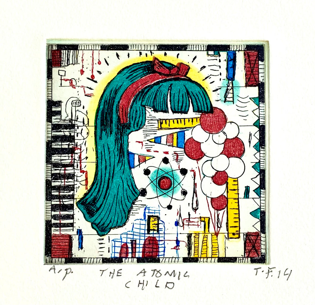 Atomic Girl by Tony Fitzpatrick