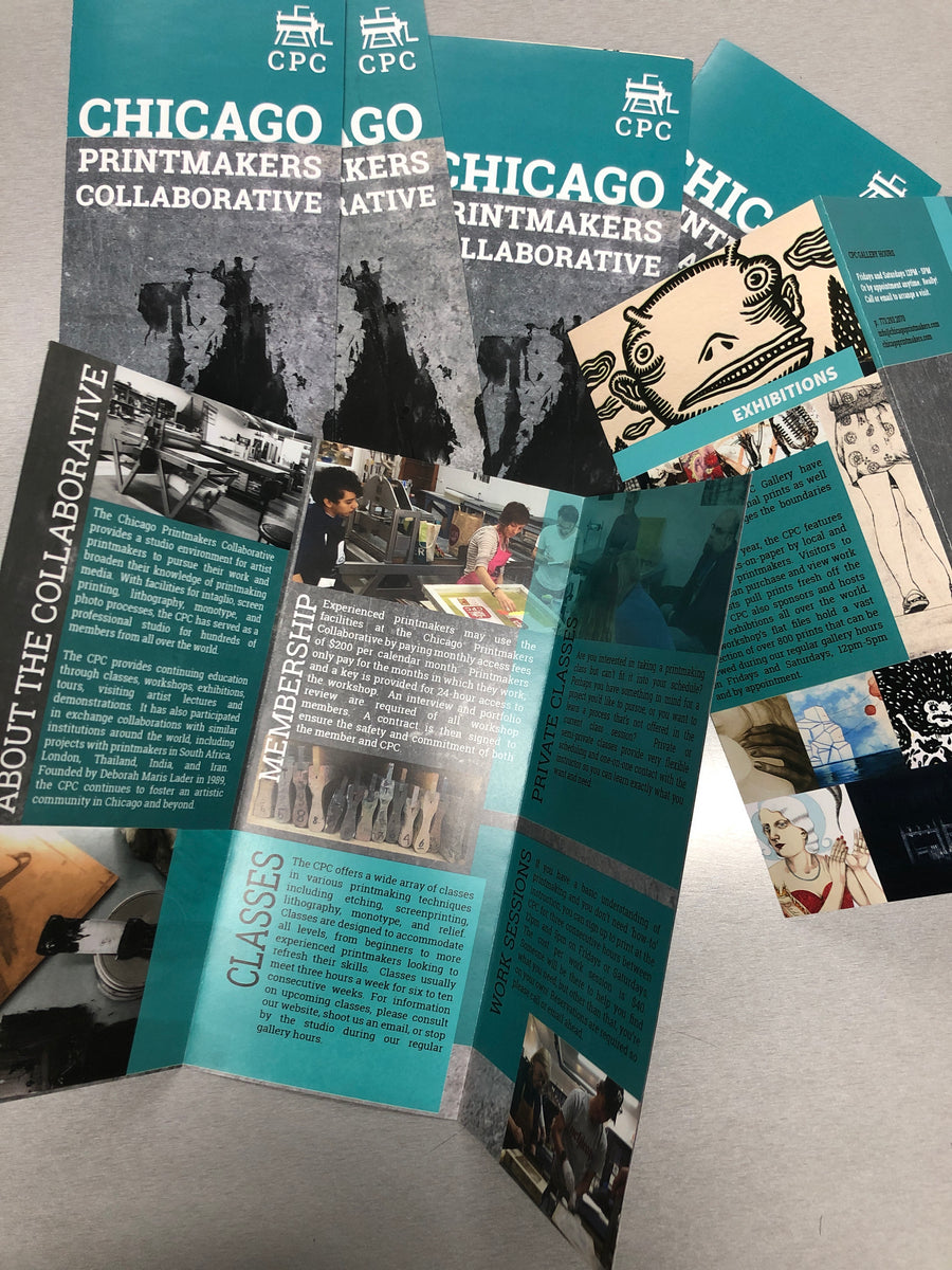 CPC brochure/flyer – Chicago Printmakers Collaborative